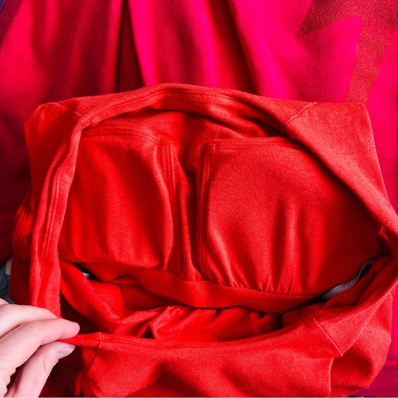 Athleta Pull On Dress Red Sz Small - Picture 9 of 9